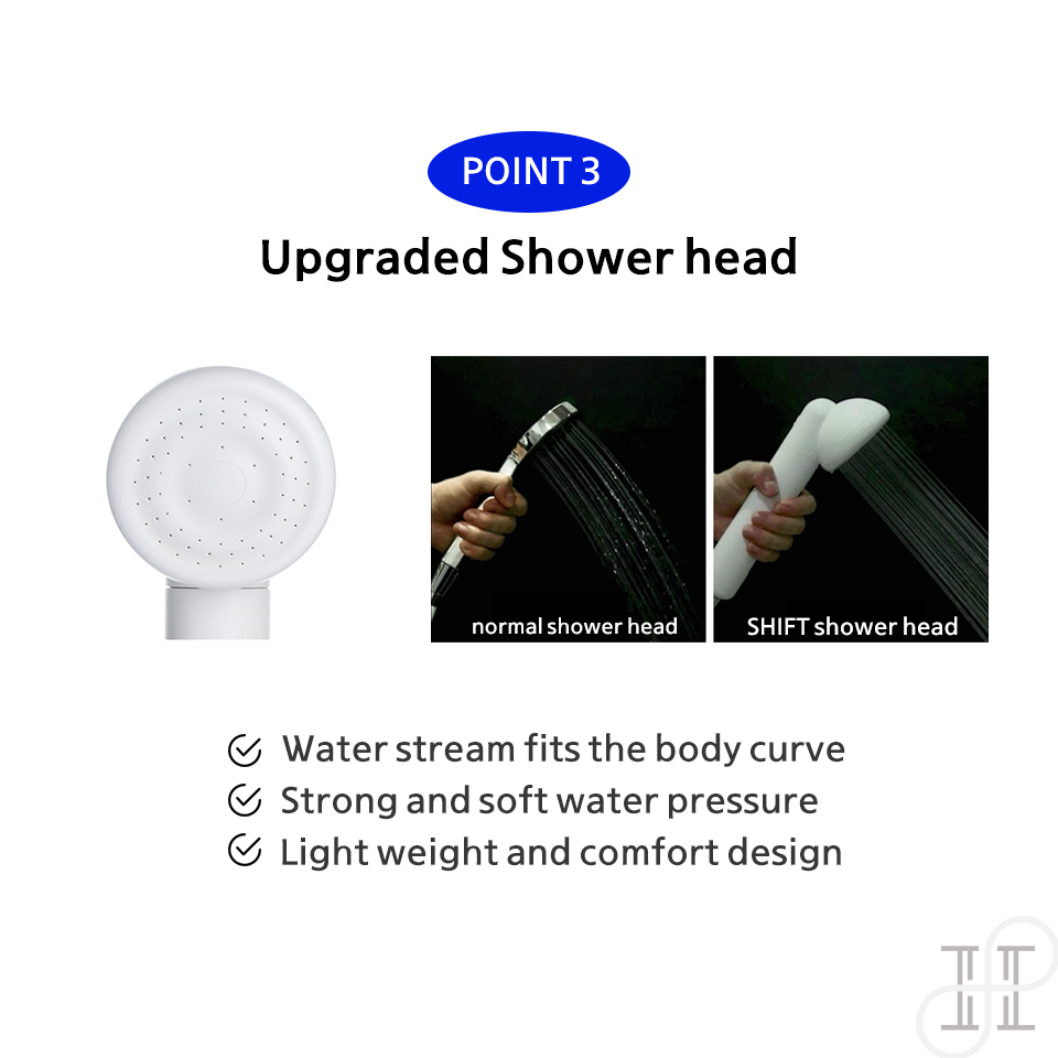 (Capsule) SHIFT Vitamin Shower All in One Set (Shower capsule, Shower Head, Shower Hose, Sediment Filter)